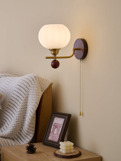 Reed Globe Wall Light