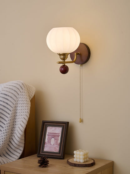 Reed Globe Wall Light