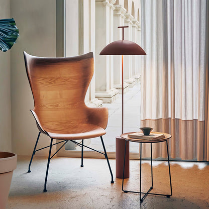 Obsidian Dome Floor Lamp