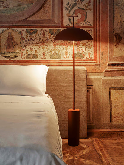 Obsidian Dome Floor Lamp