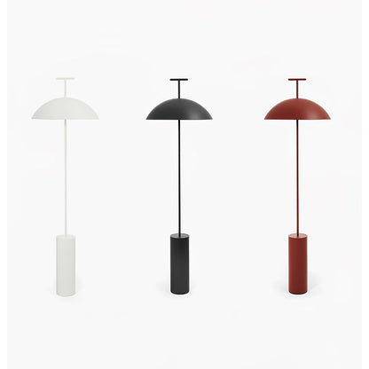 Obsidian Dome Floor Lamp