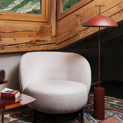 Obsidian Dome Floor Lamp