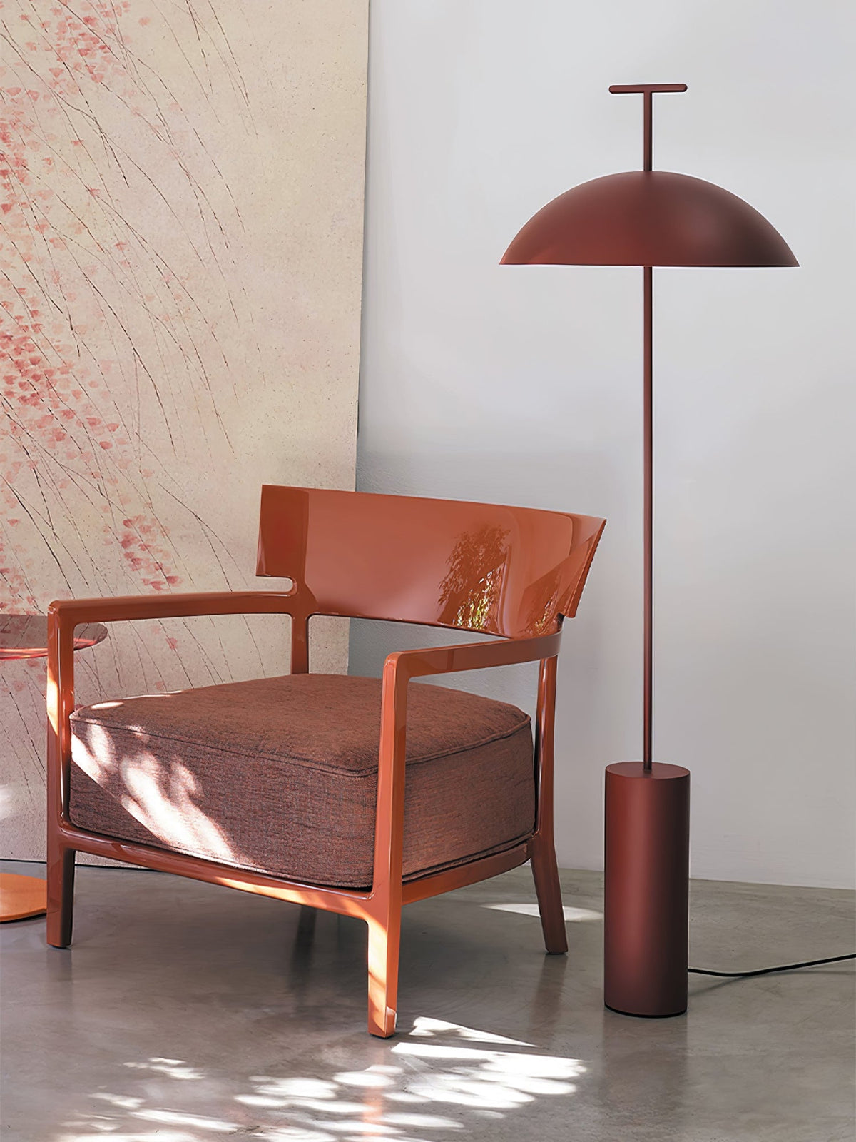 Obsidian Dome Floor Lamp