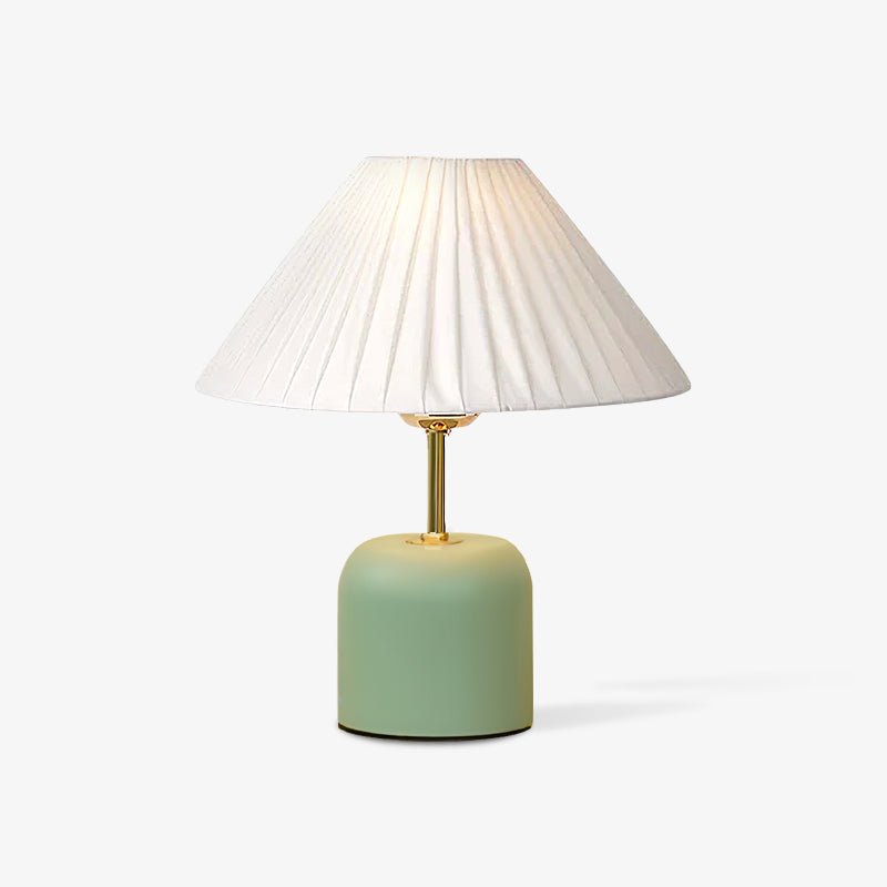 Sage Pleat Table Lamp