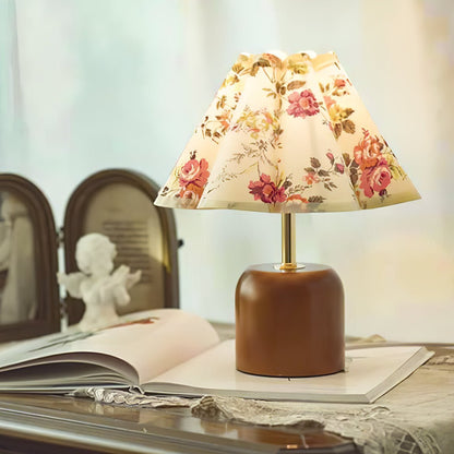 Sage Pleat Table Lamp
