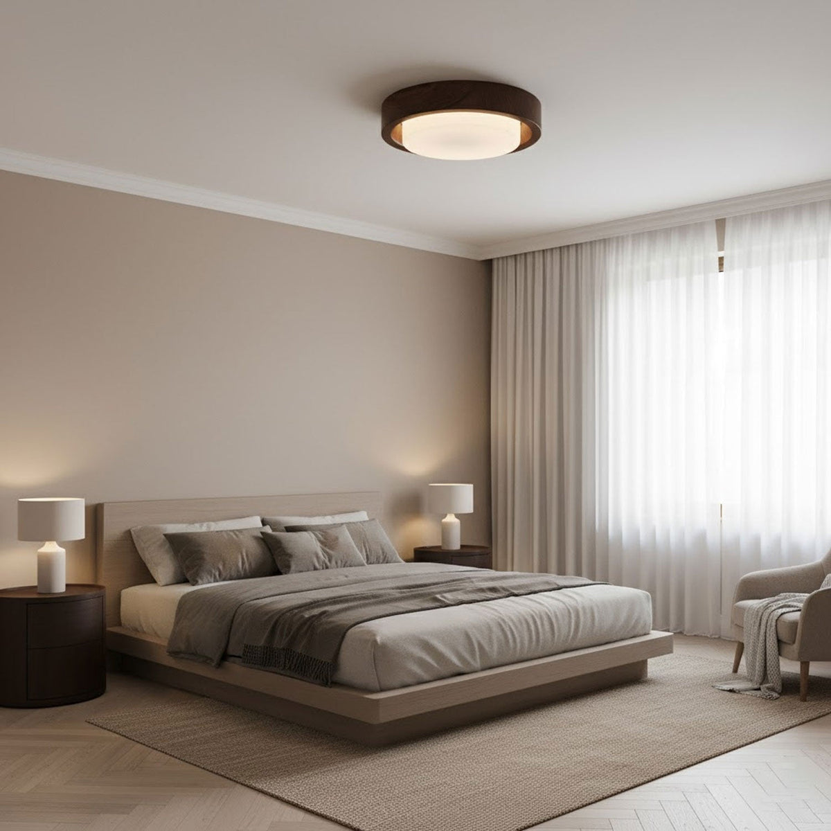 Bower Ring Ceiling Light