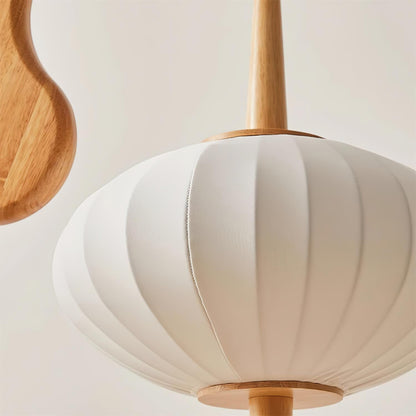Bow Timber Floor Lamp