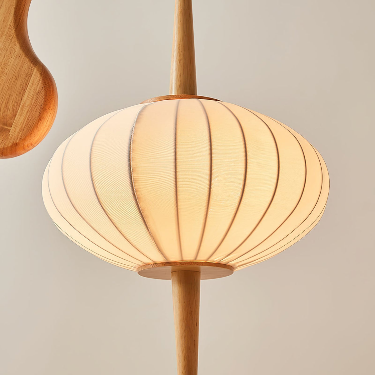 Bow Timber Floor Lamp