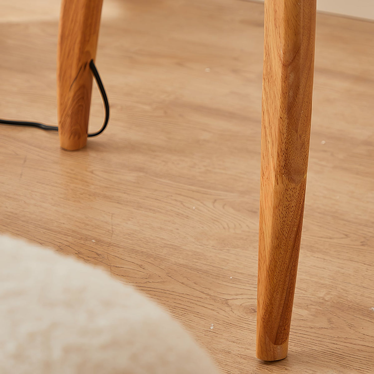 Bow Timber Floor Lamp