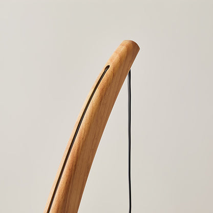 Bow Timber Floor Lamp