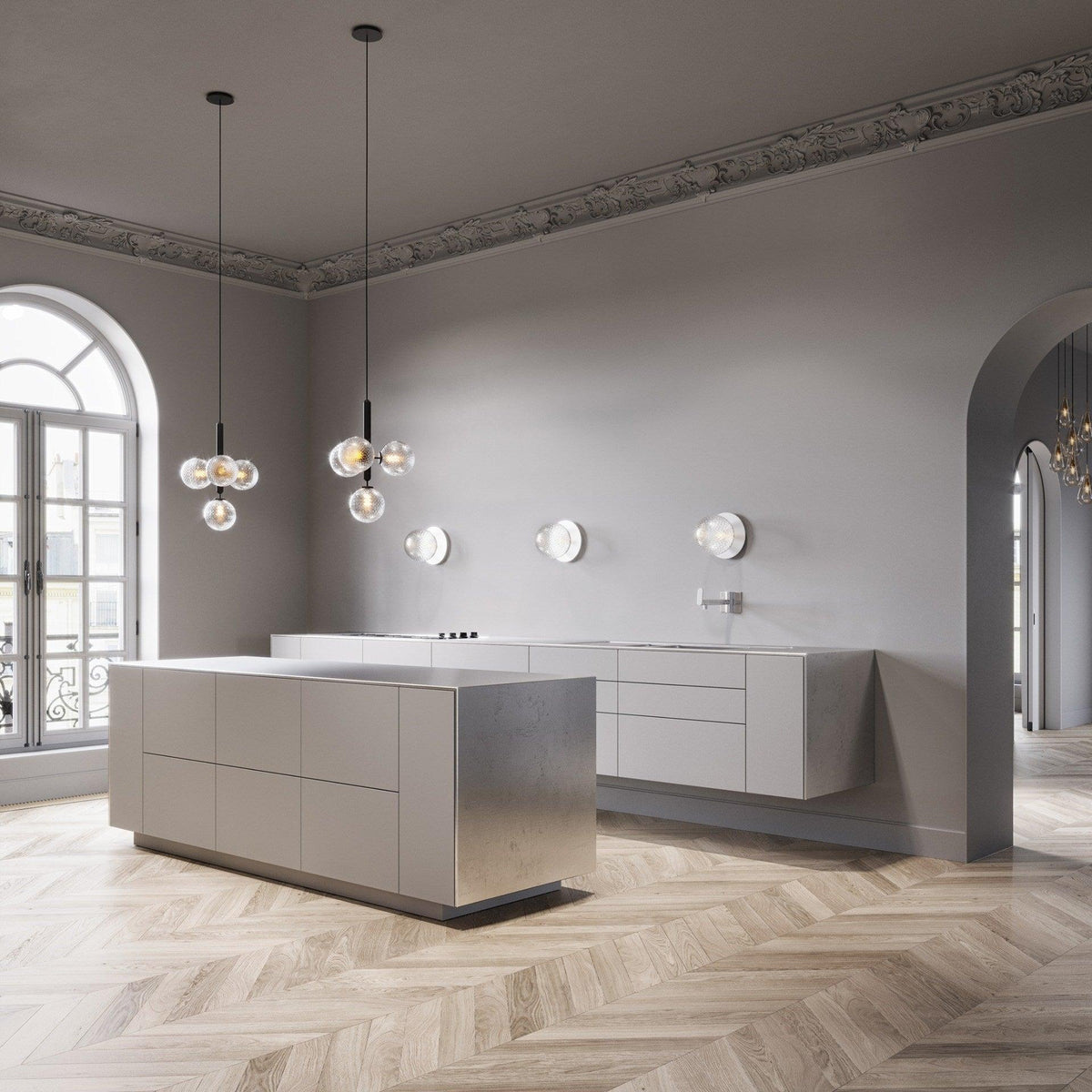 Ripple Trio Pendant Light