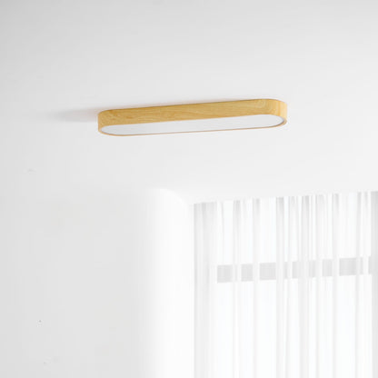 Timber Rim Ceiling Light