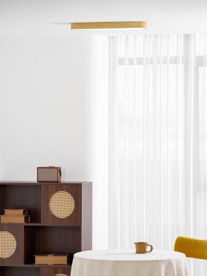 Timber Rim Ceiling Light