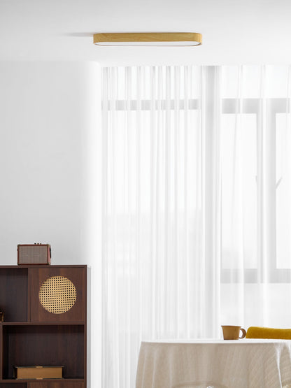 Timber Rim Ceiling Light