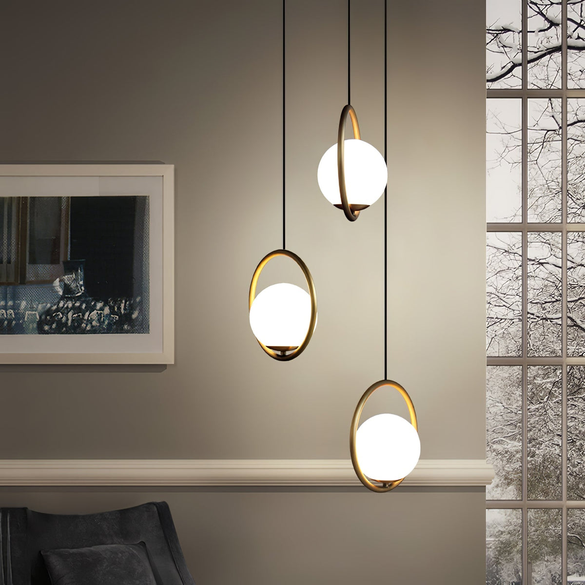 Orbit Trio Pendant Light
