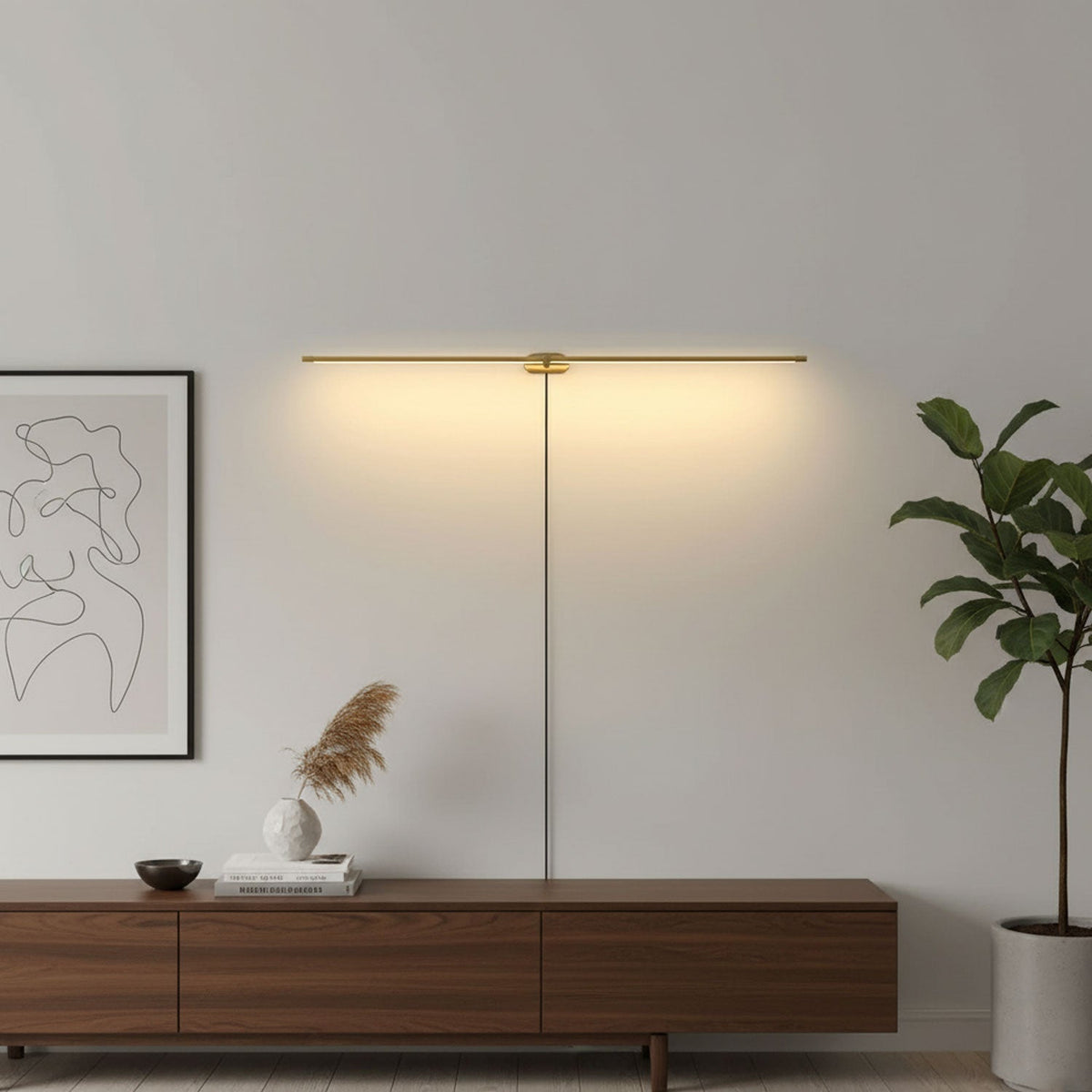 Fine Line Plug-in Wall Light