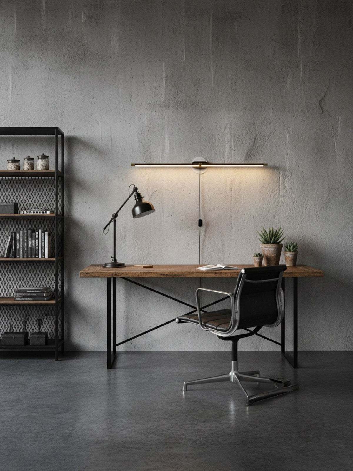 Fine Line Plug-in Wall Light