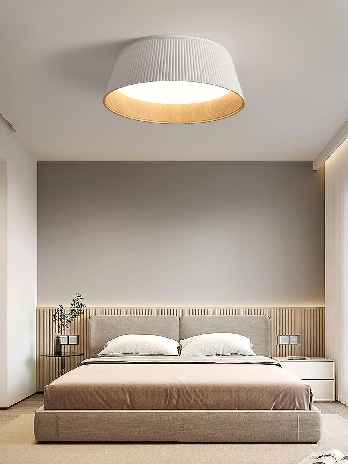 Folio Ribbed Ceiling Light