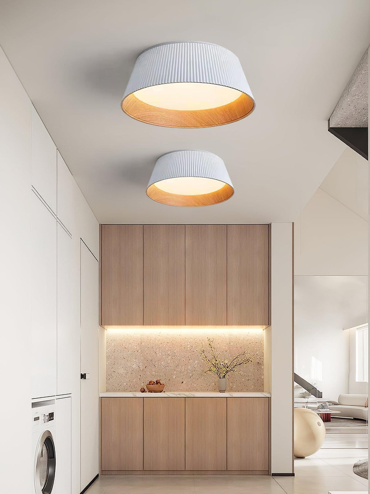Folio Ribbed Ceiling Light