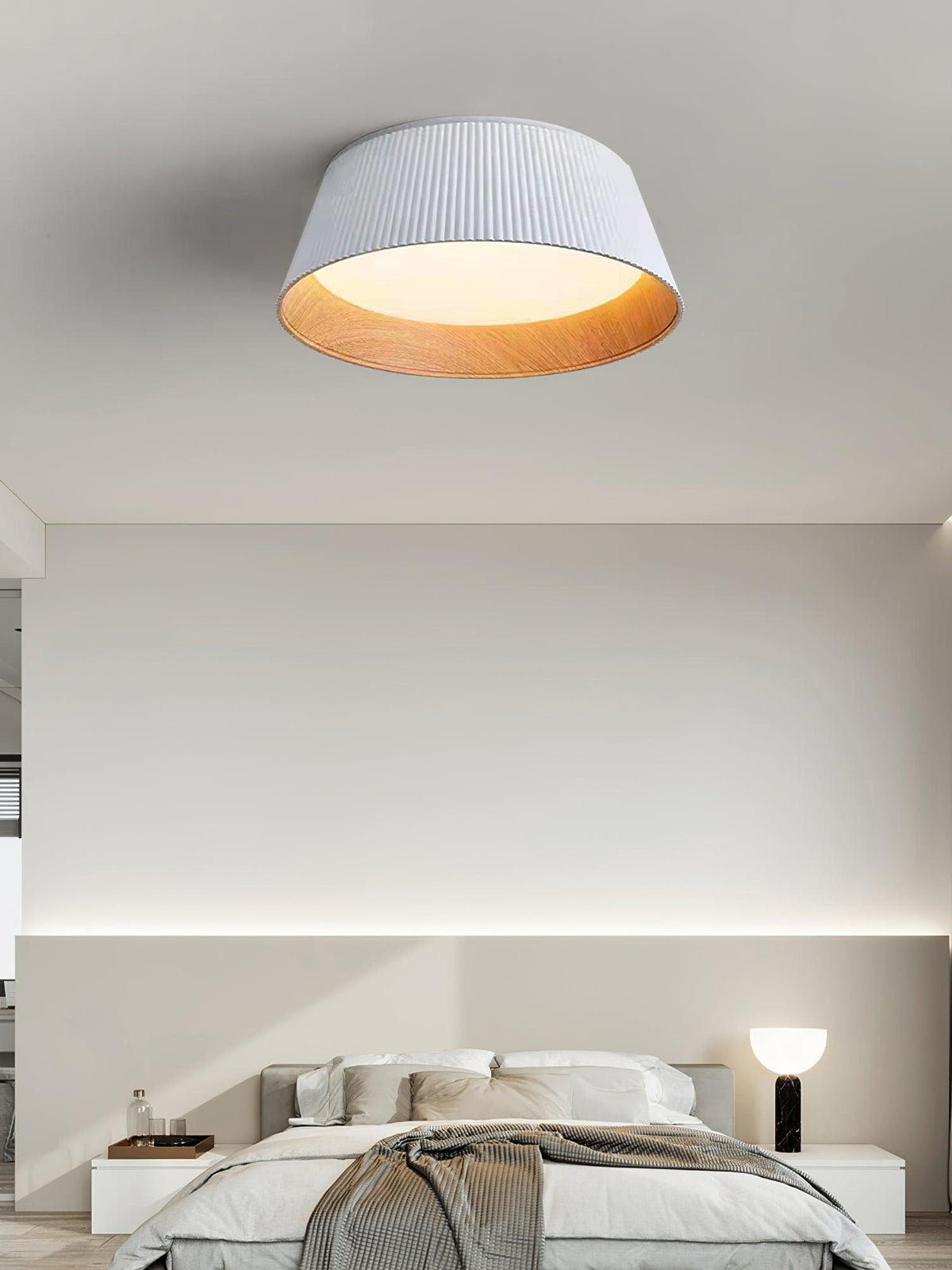 Folio Ribbed Ceiling Light