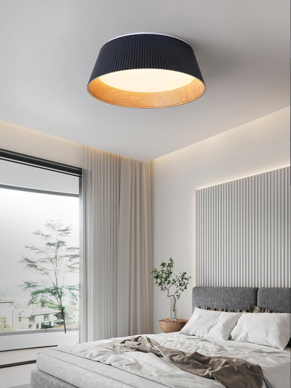 Folio Ribbed Ceiling Light