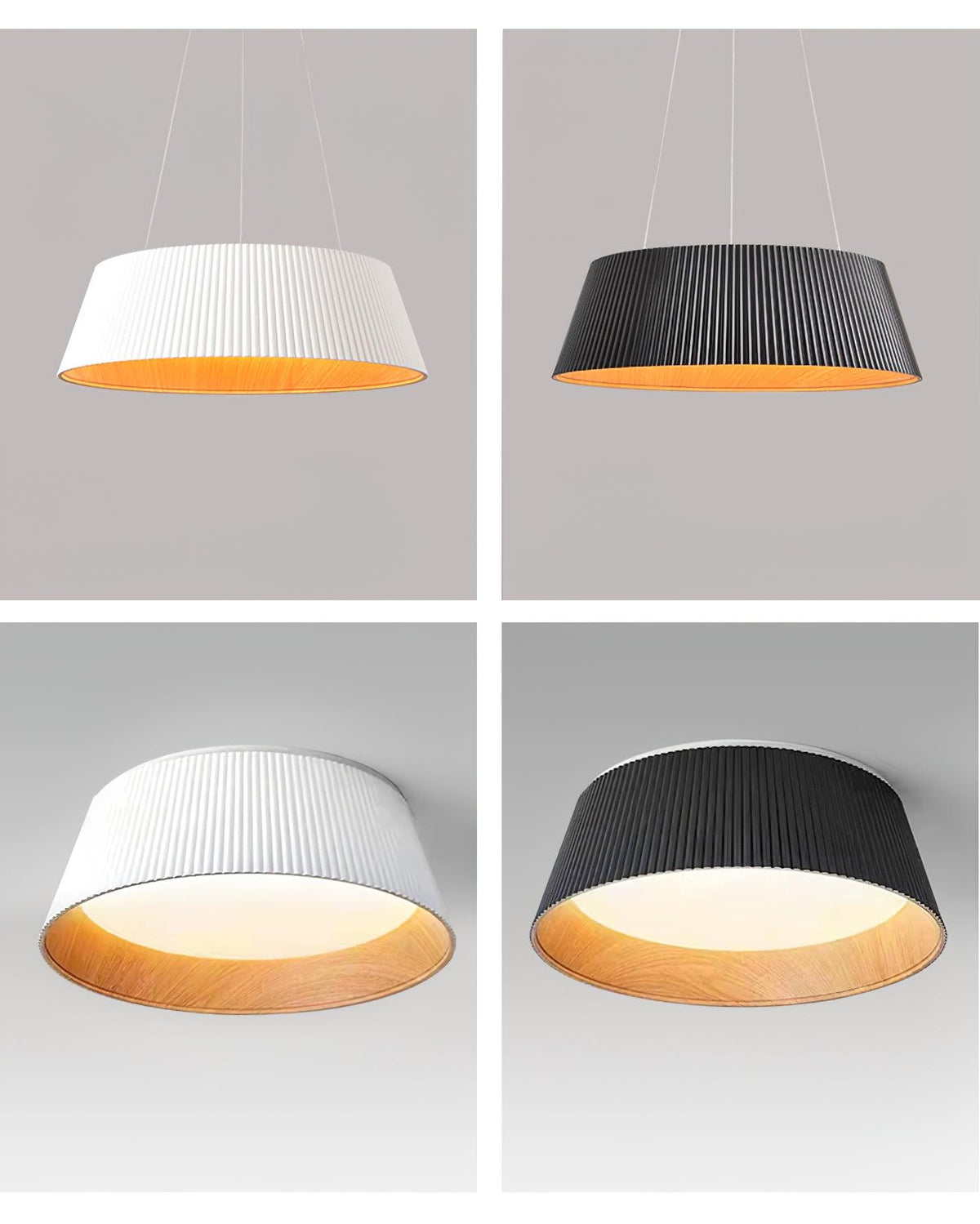 Folio Ribbed Ceiling Light