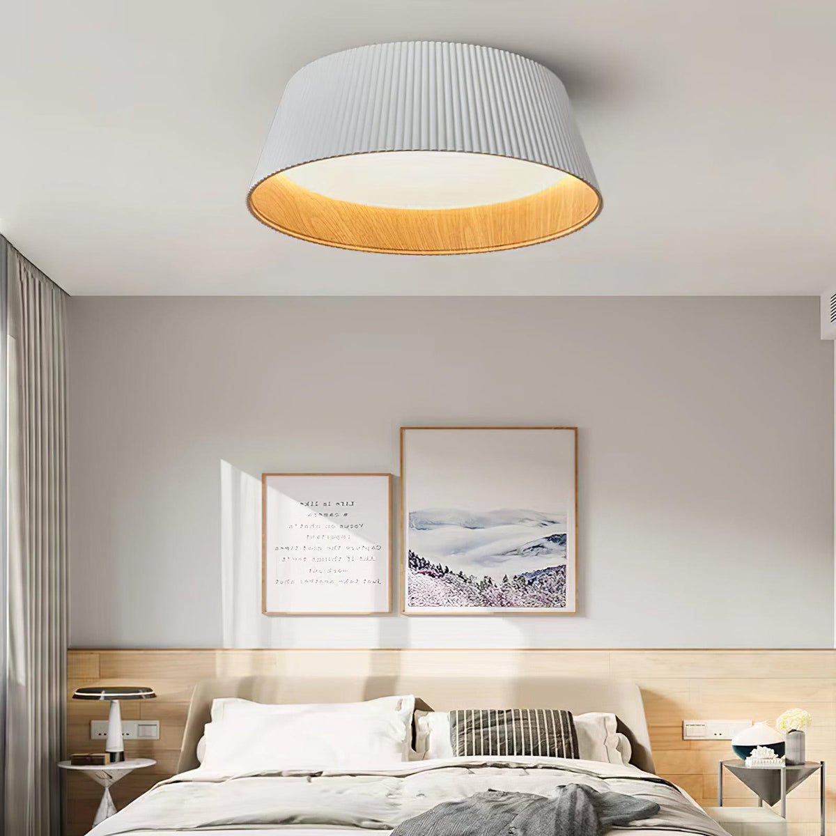 Folio Ribbed Ceiling Light