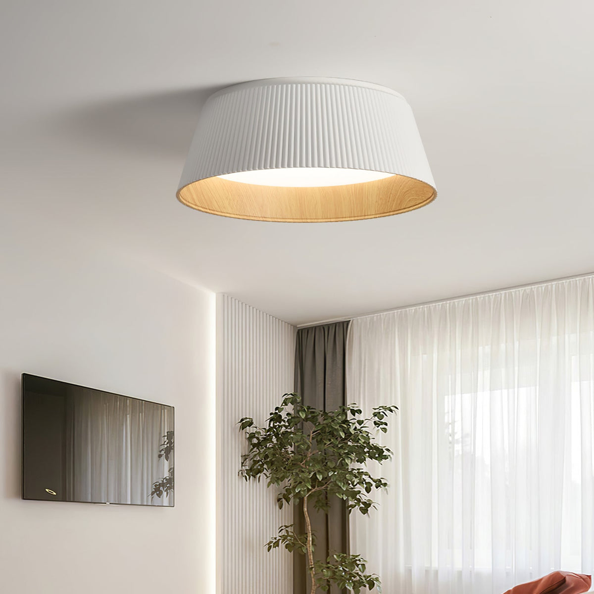 Folio Ribbed Ceiling Light