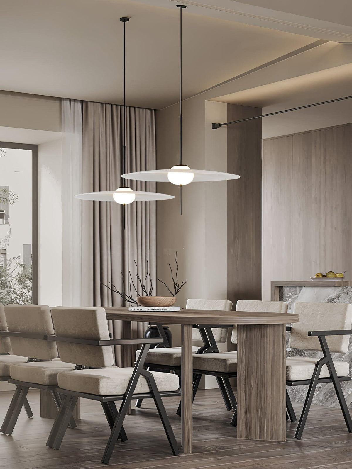 Fine Disc Pendant Light