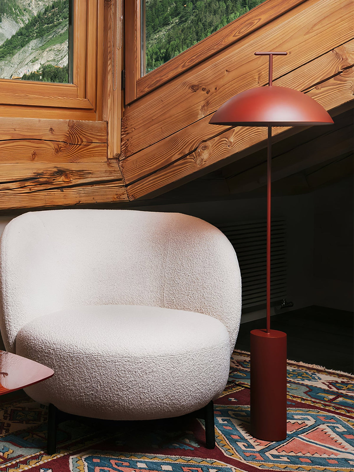 Obsidian Dome Floor Lamp