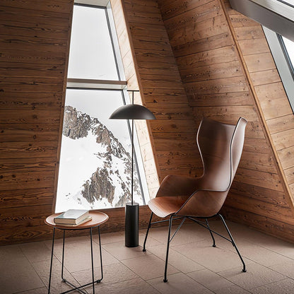 Obsidian Dome Floor Lamp
