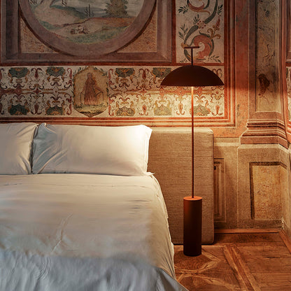 Obsidian Dome Floor Lamp
