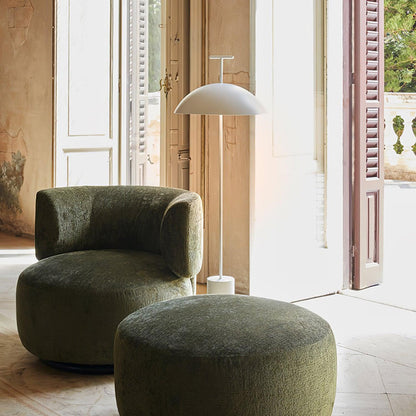 Obsidian Dome Floor Lamp