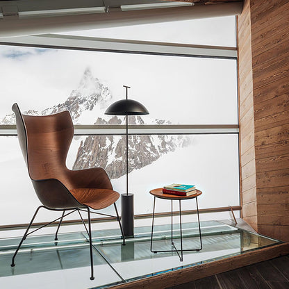 Obsidian Dome Floor Lamp