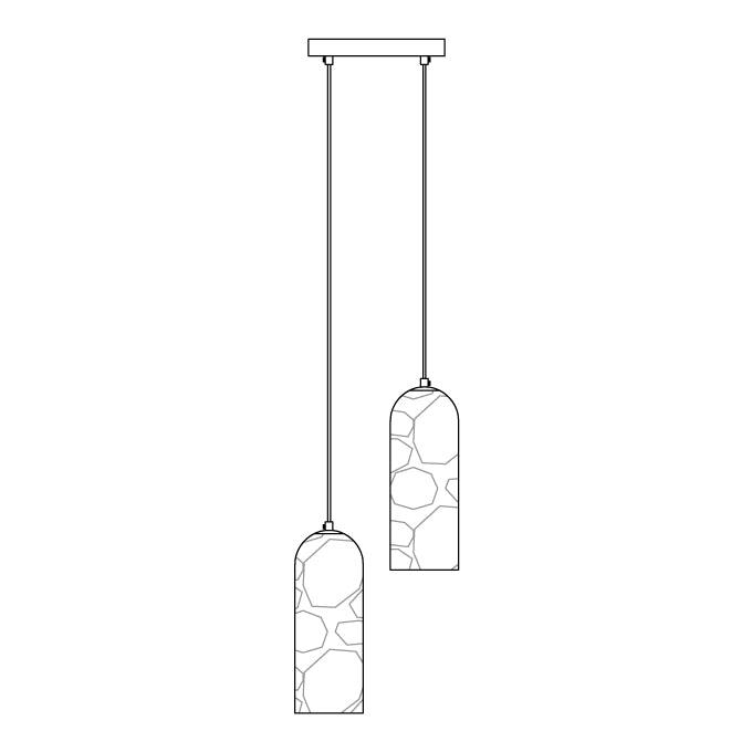 Vein Capsule Pendant Light