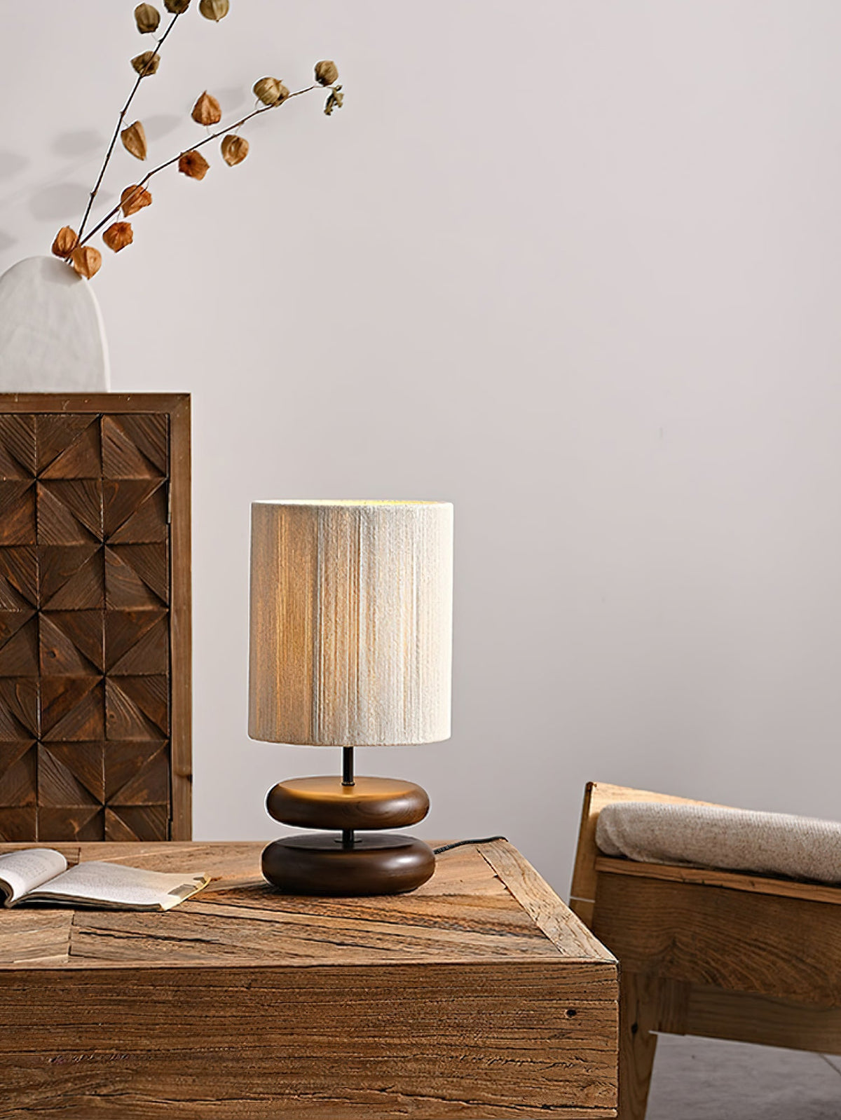 Loop Timber Table Lamp