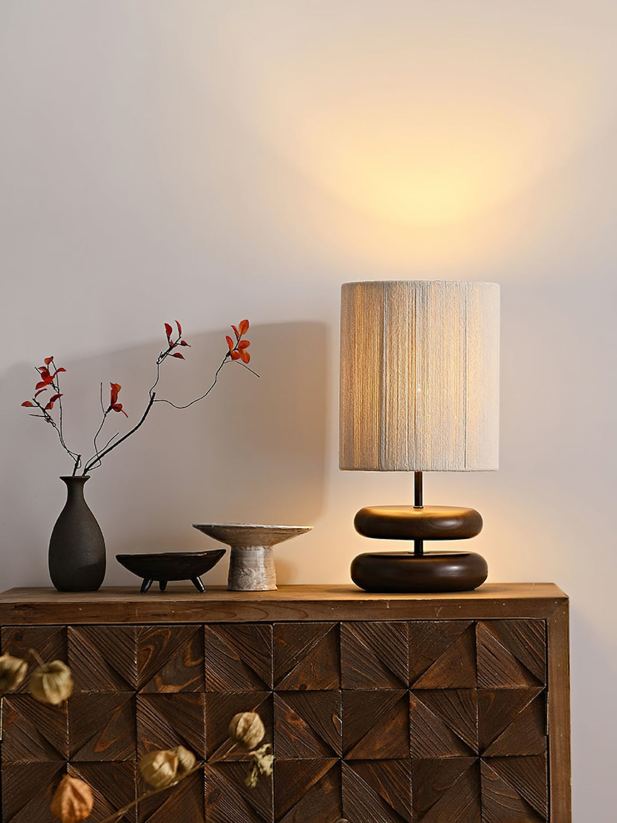 Loop Timber Table Lamp