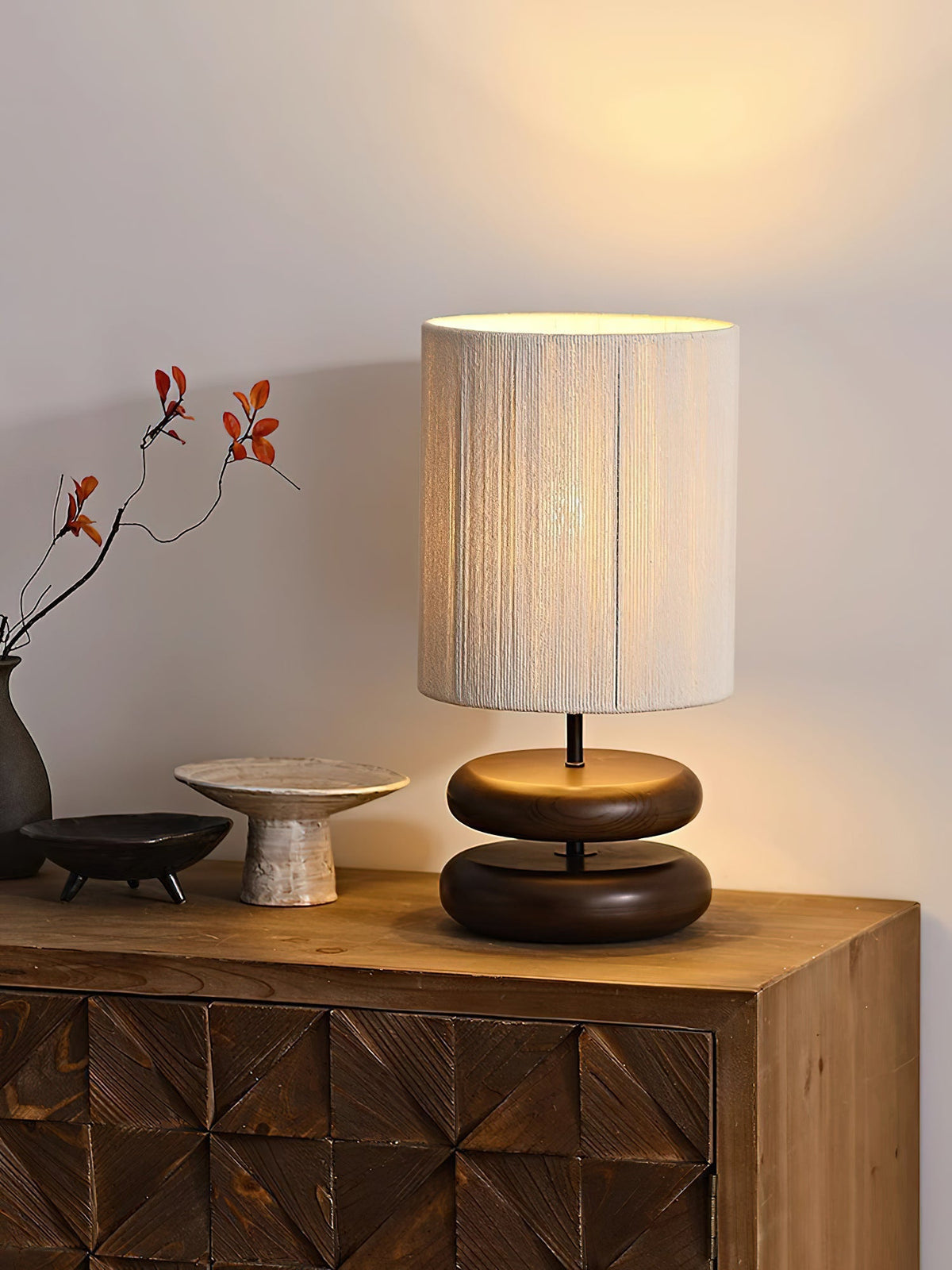 Loop Timber Table Lamp