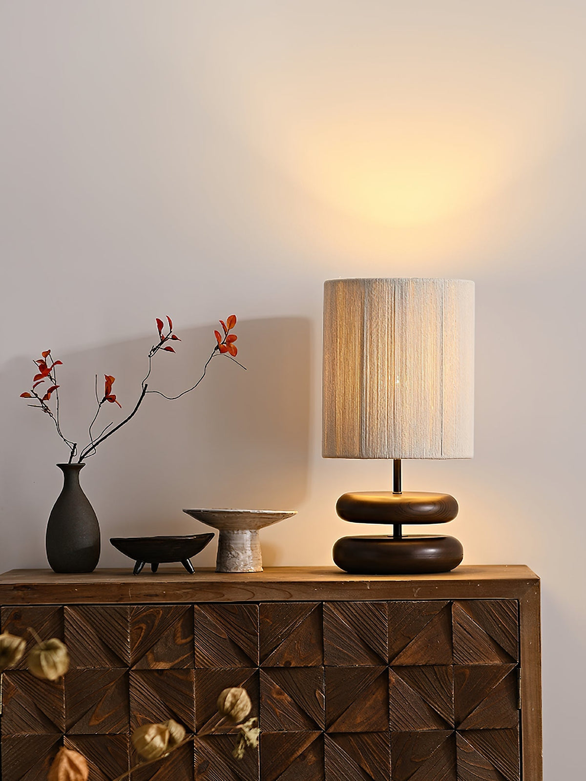 Loop Timber Table Lamp