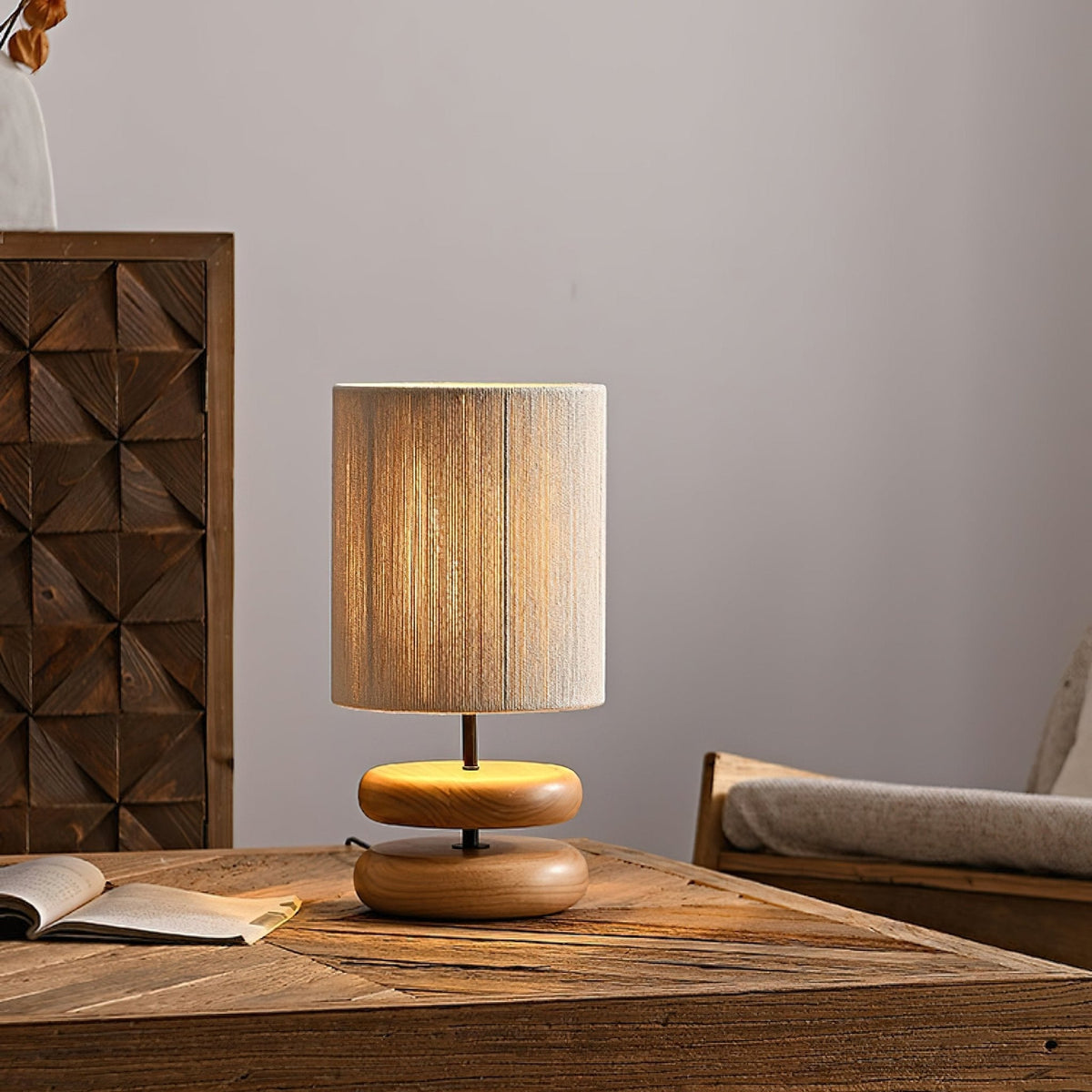 Loop Timber Table Lamp