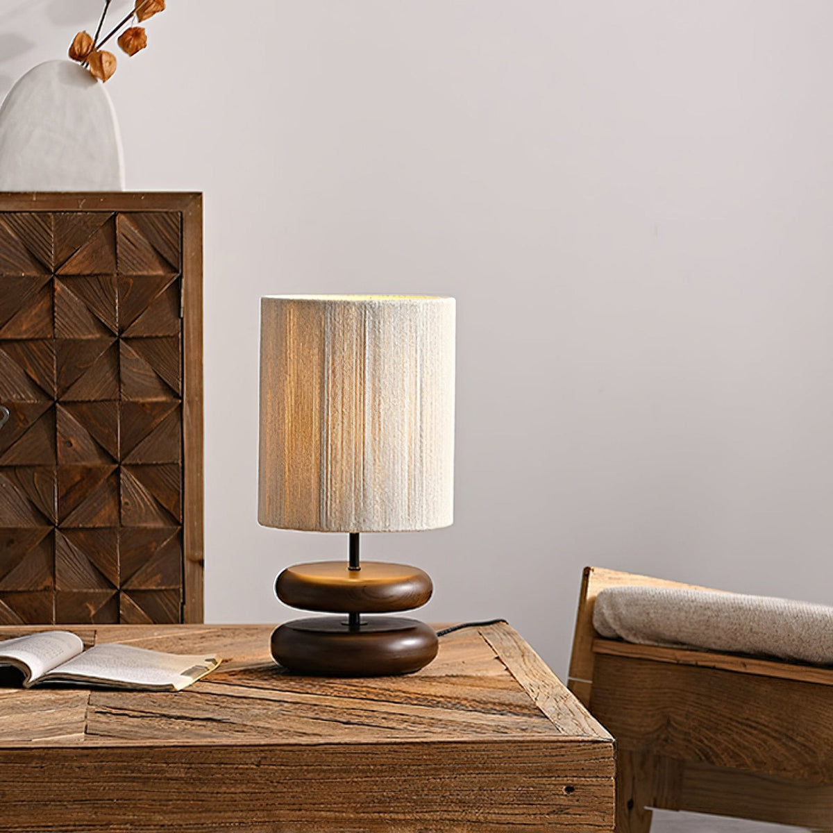 Loop Timber Table Lamp