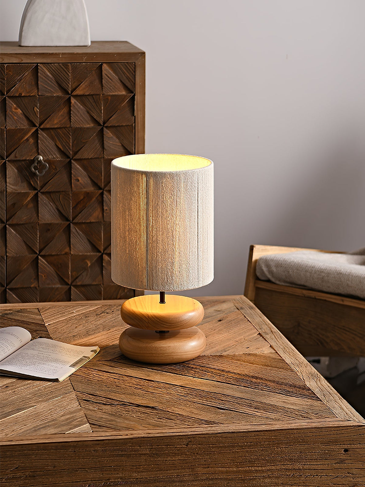 Loop Timber Table Lamp