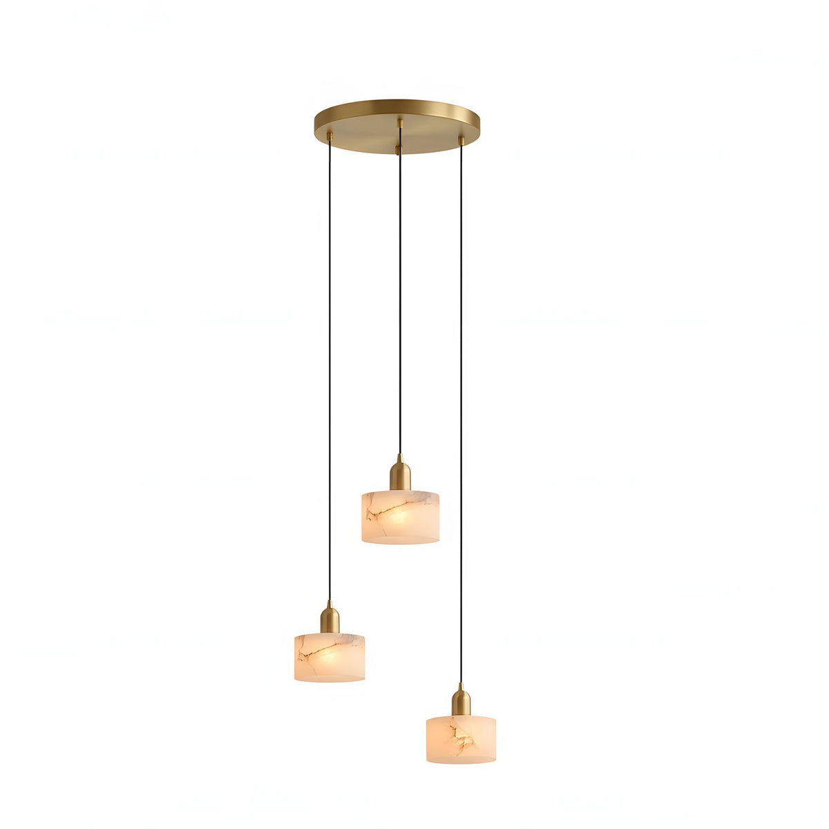 Vein Drum Pendant Light