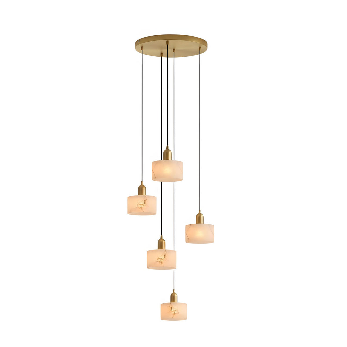 Vein Drum Pendant Light