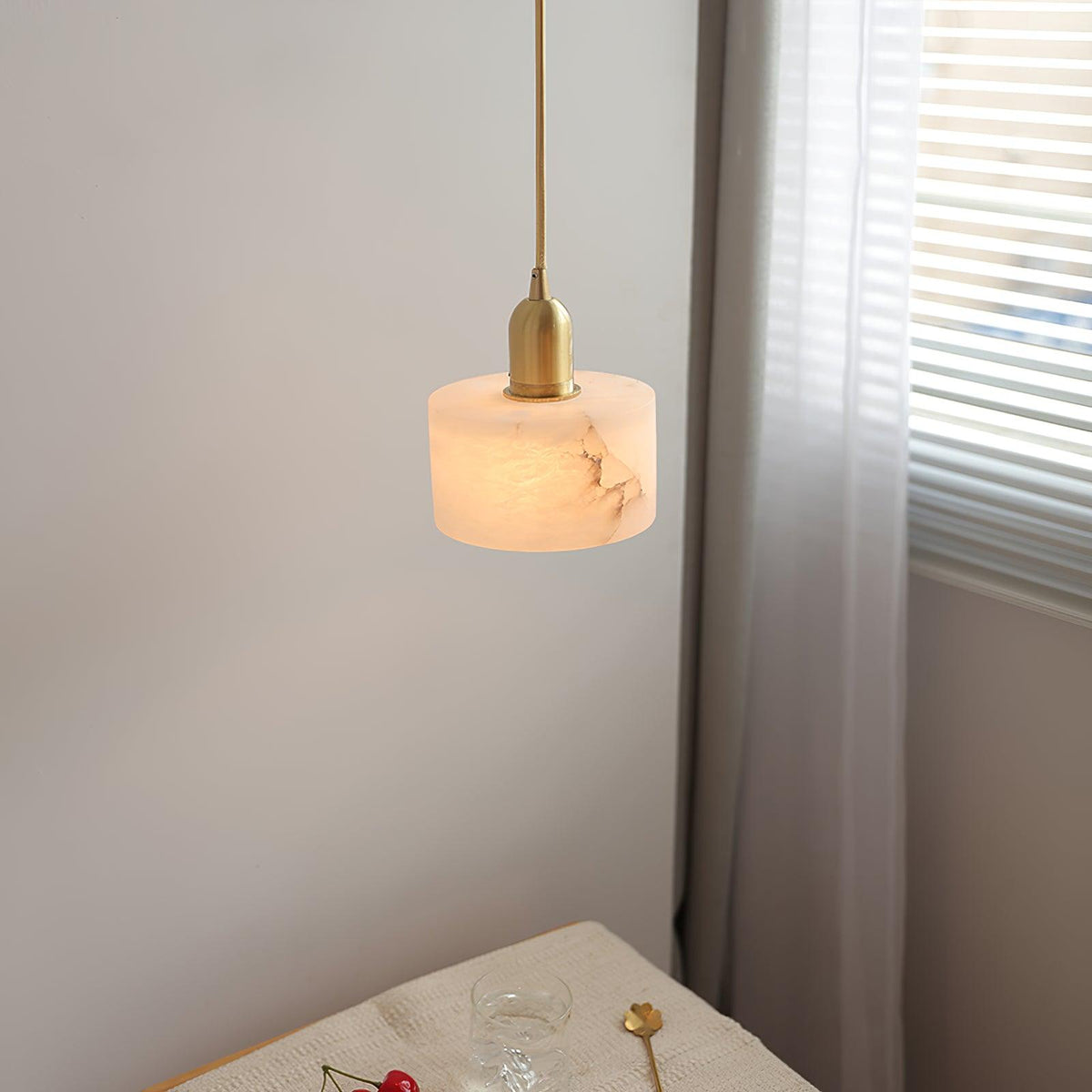 Vein Drum Pendant Light