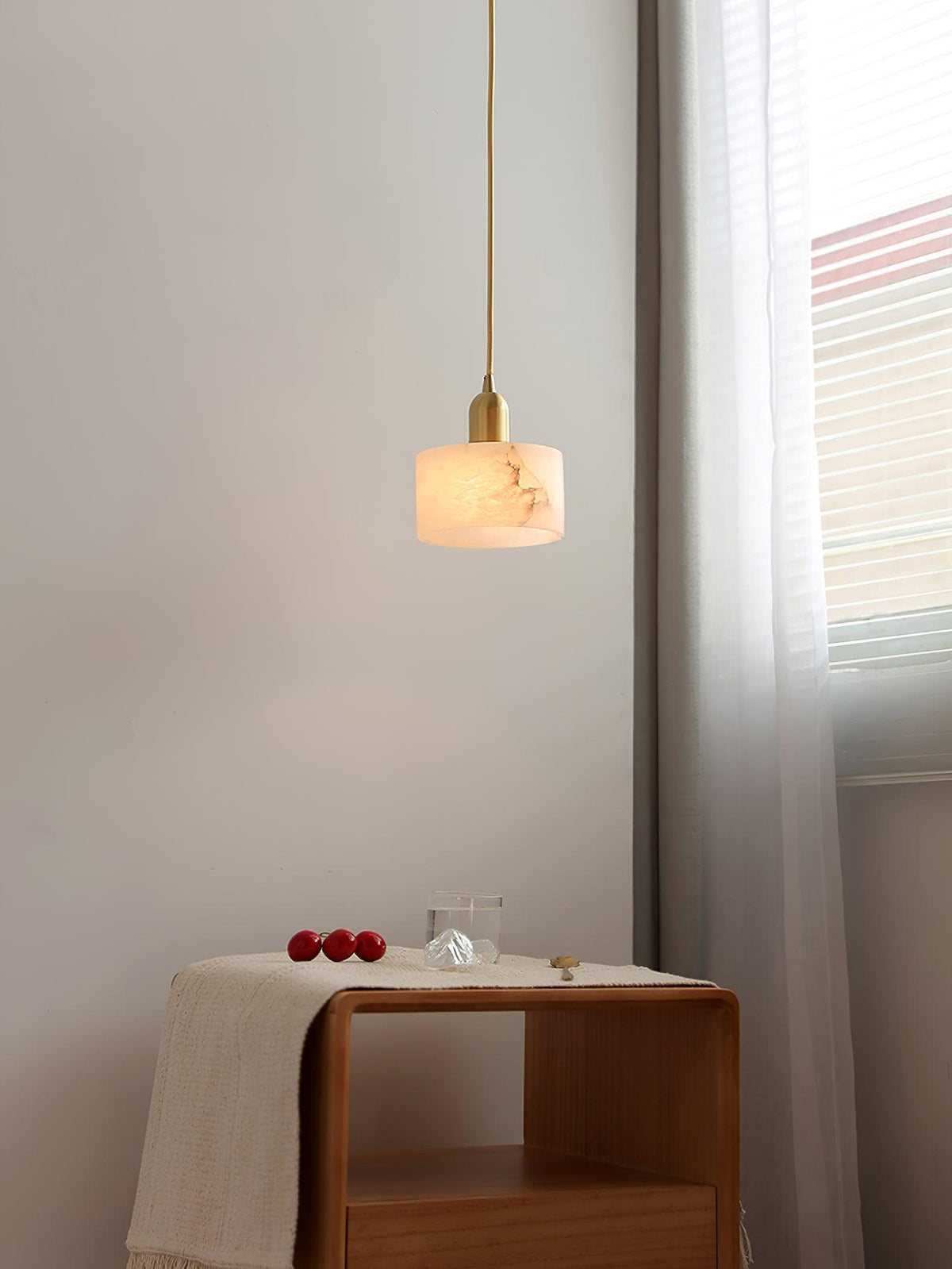 Vein Drum Pendant Light