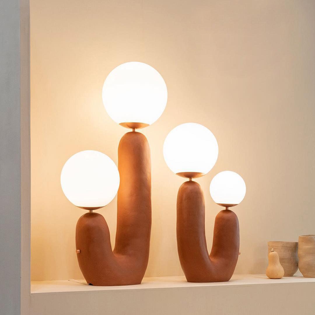 Fork Globe Table Lamp
