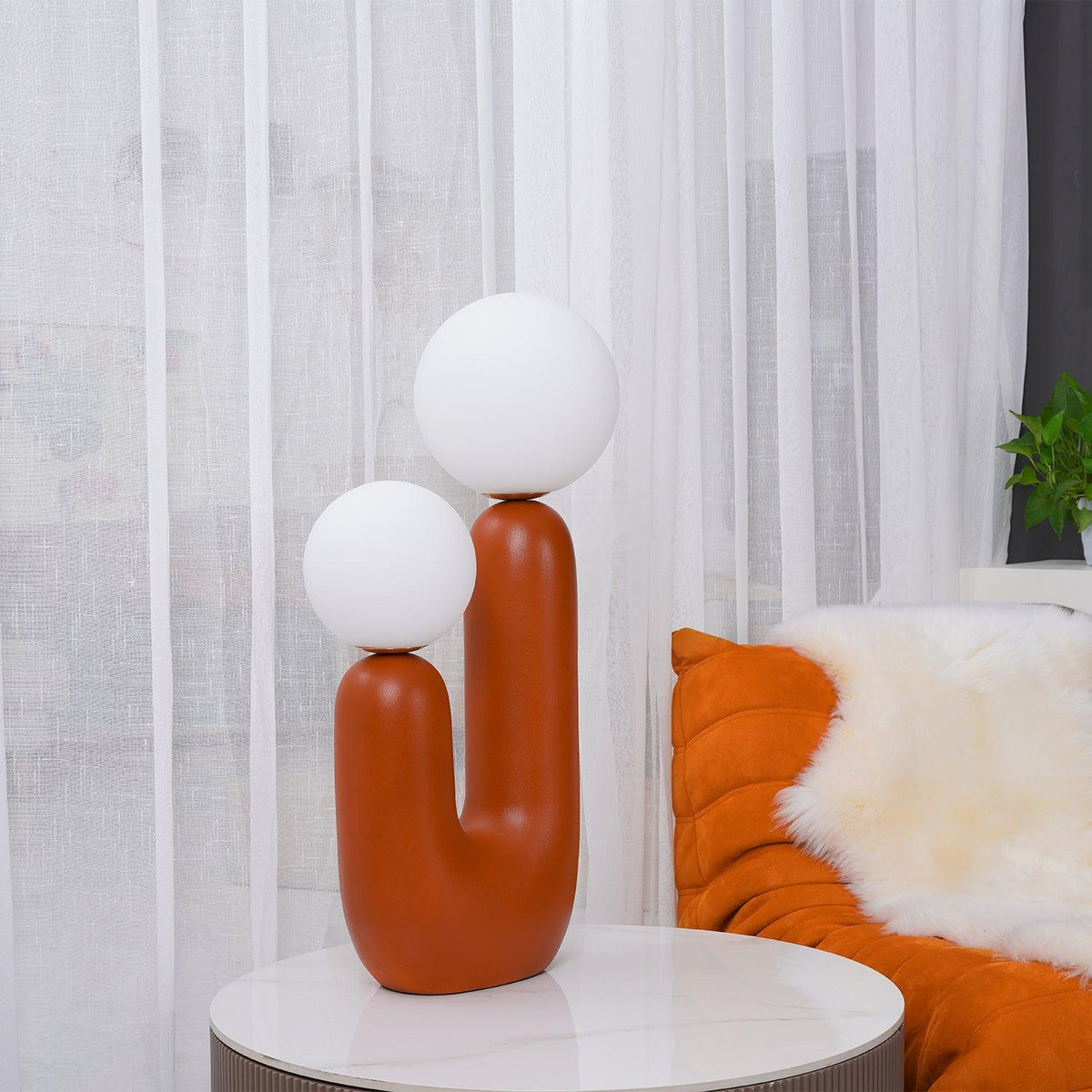 Fork Globe Table Lamp
