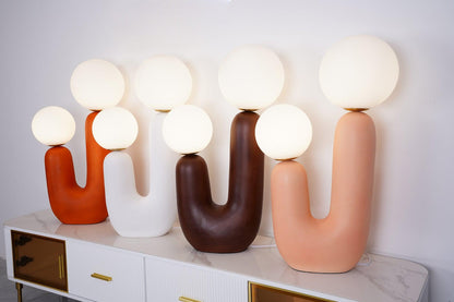 Fork Globe Table Lamp