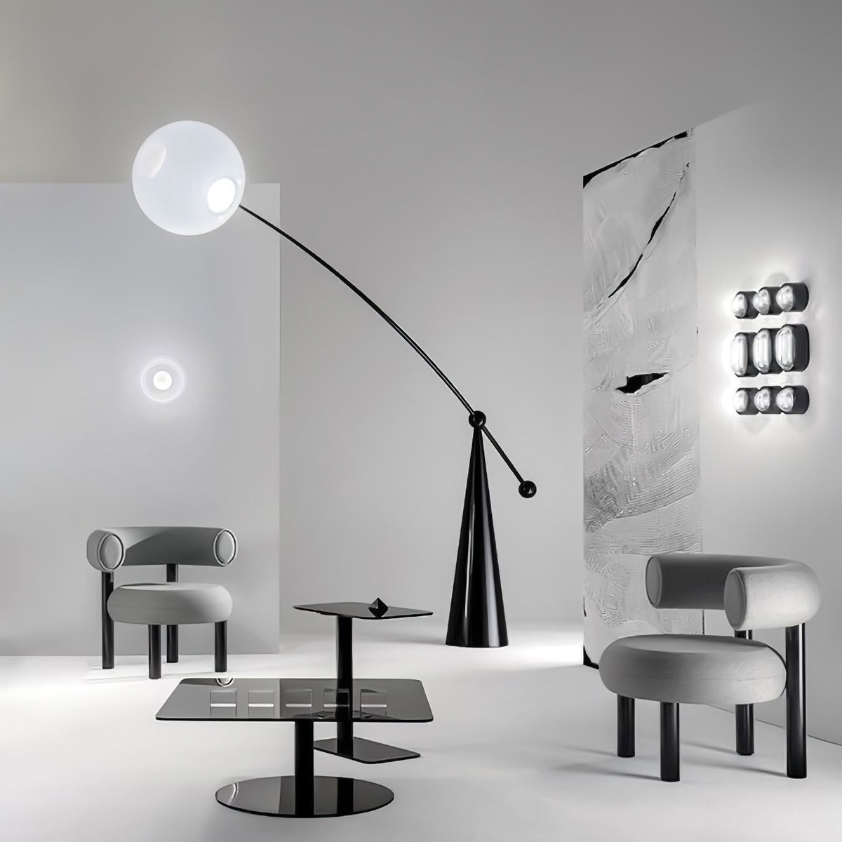 Reach Globe Floor Lamp
